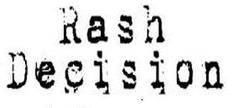logo Rash Decision